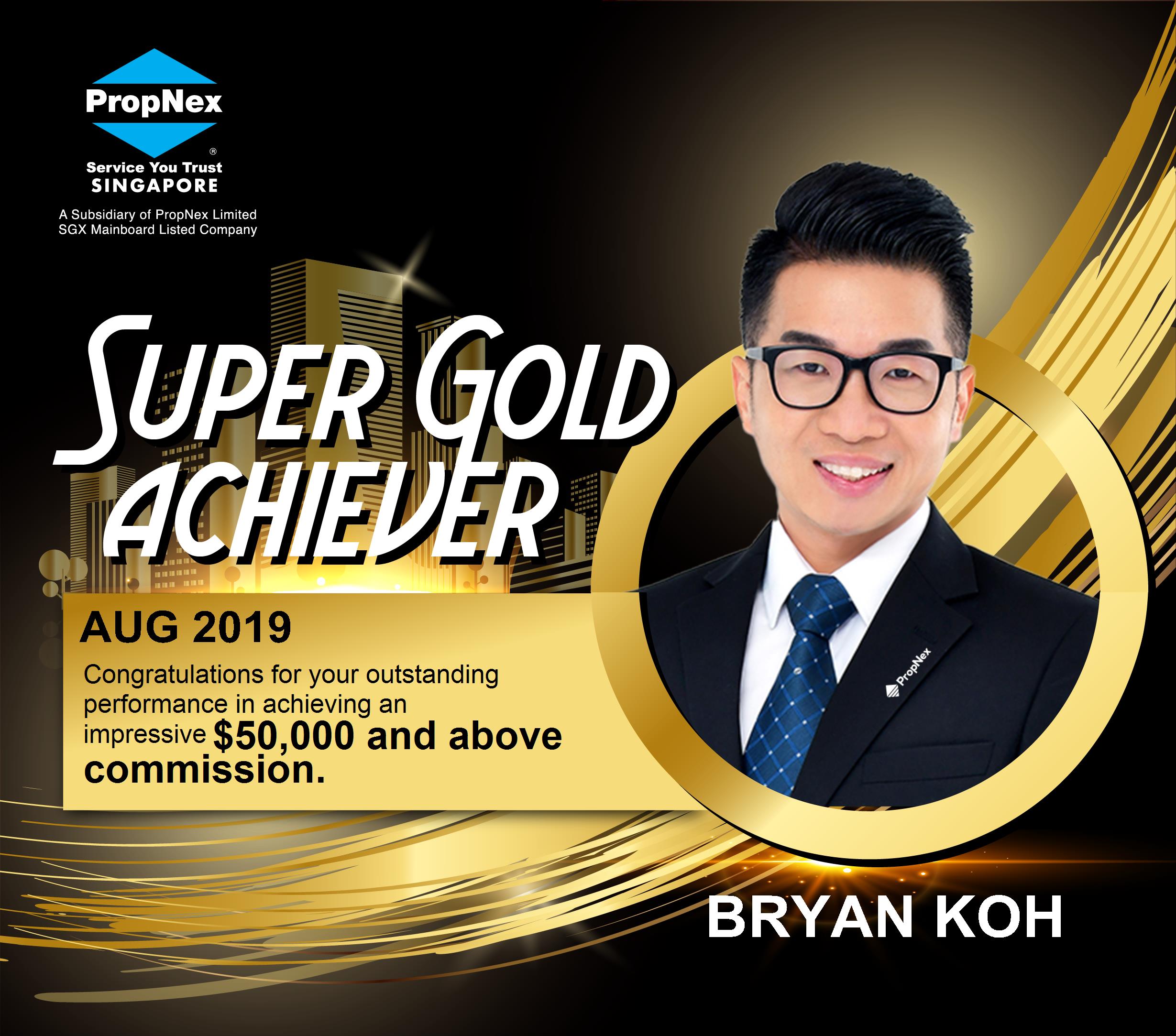 Super Gold Achiever Aug 2019
